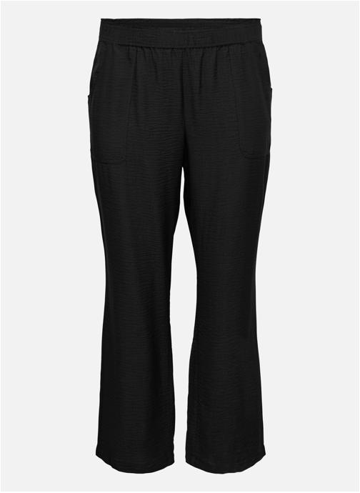 Vero Moda Curve Pantalons droit Pantalon taille haute bootcut - 10341758 femme noir