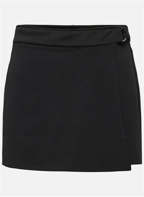 ONLY Jupes mi-longues Jupe courte coton biologique fluide - 15368556 femme noir
