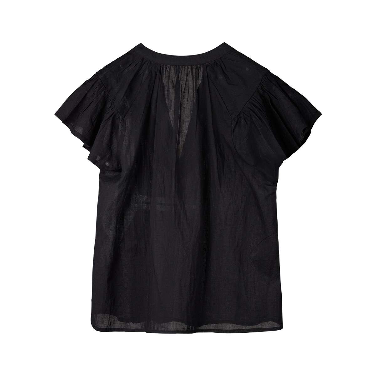 Blouses Top coton ample - 32318075D femme noir Teddy Smith Blouses Top coton ample - 32318075D femme noir Noir