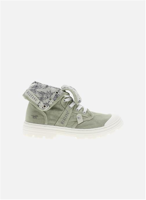 MUSTANG Baskets basses Bottines talon plat femme vert
