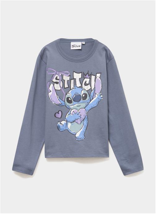 Stitch Tee-shirts T-shirt - SHL_BROCHET fille gris