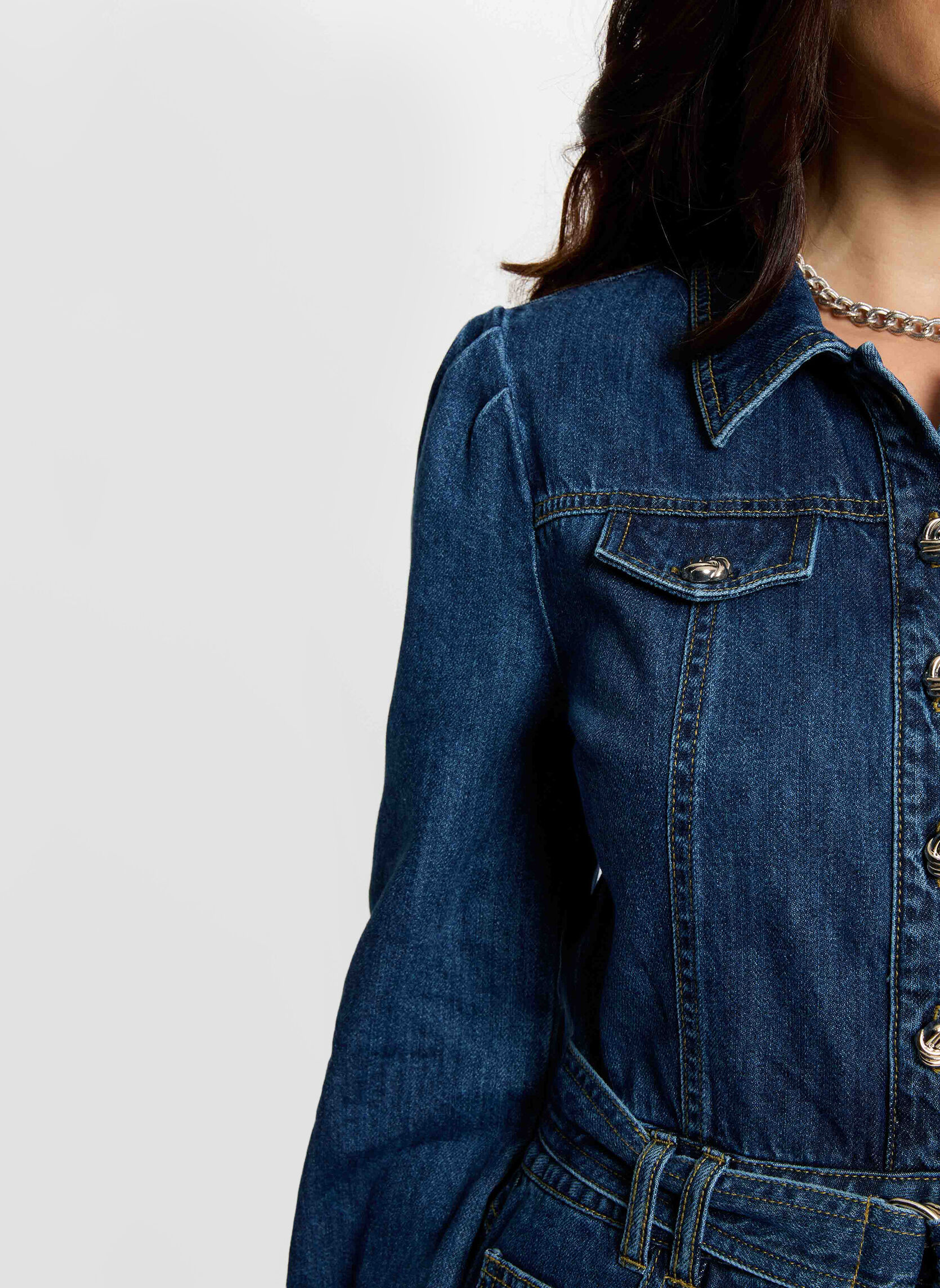 Robes 261-RBIMA femme bleu Morgan Robes 261-RBIMA femme bleu Bleu denim