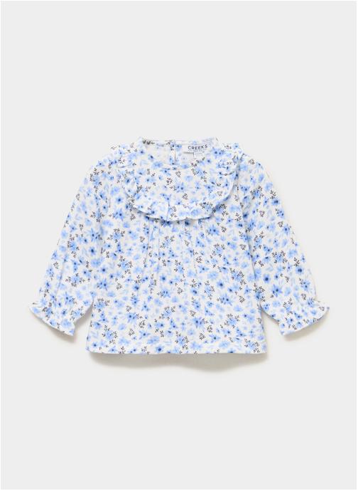 CREEKS Chemises CREB2_BLOOM_AOP fille blanc