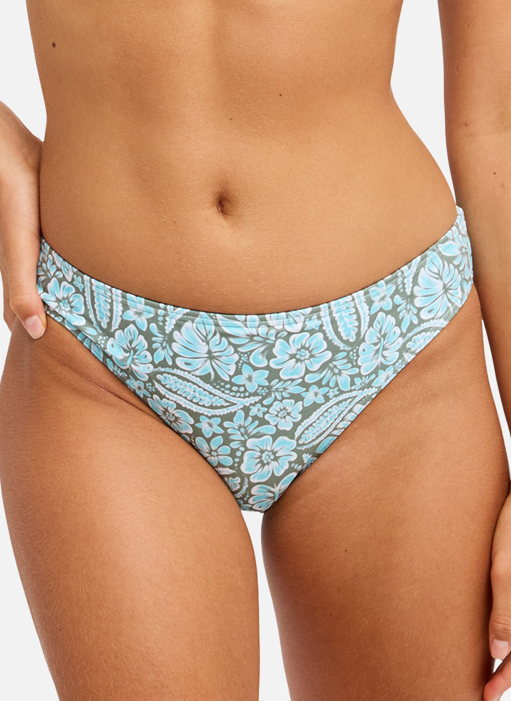 Bas de maillot culotte Wildside Paisley Hipster femme vert Roxy Bas de maillot culotte Wildside Paisley Hipster femme vert Vert
