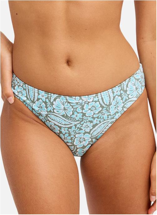 Roxy Bas de maillot culotte Wildside Paisley Hipster femme vert