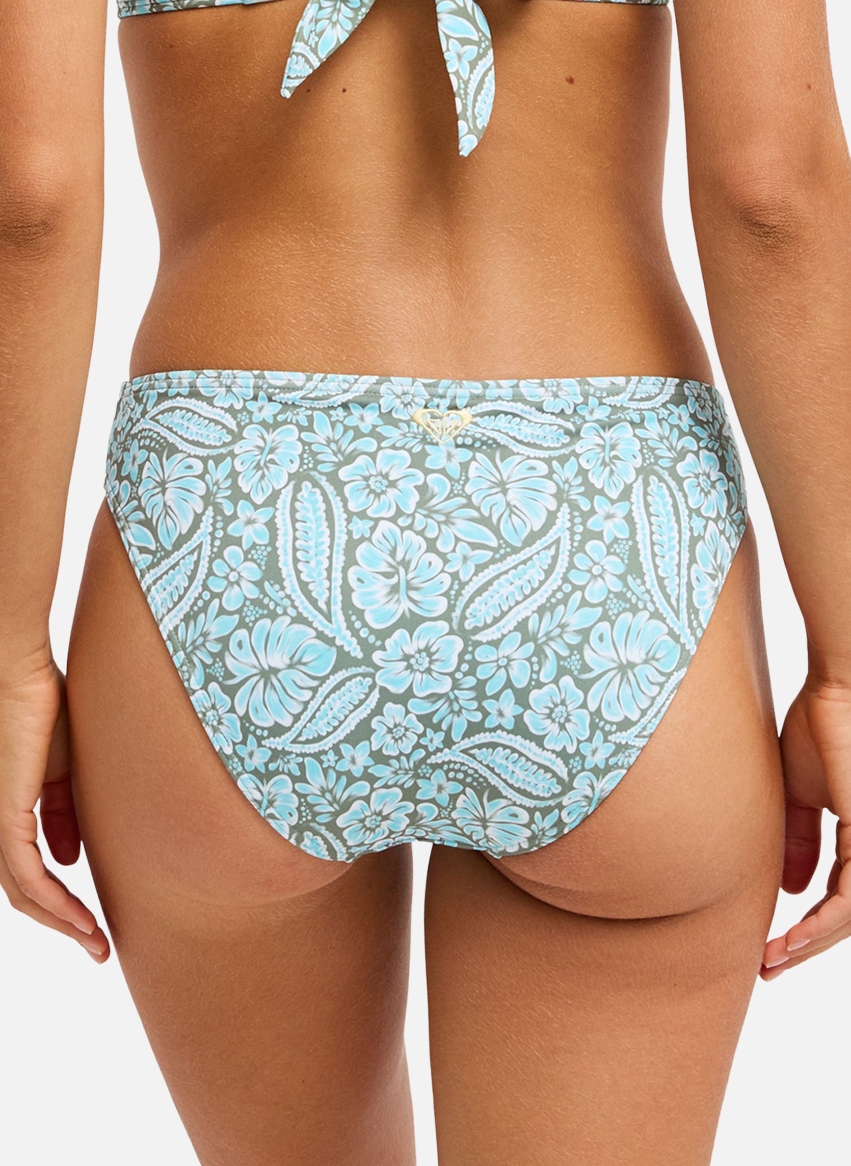 Bas de maillot culotte Wildside Paisley Hipster femme vert Roxy Bas de maillot culotte Wildside Paisley Hipster femme vert Vert