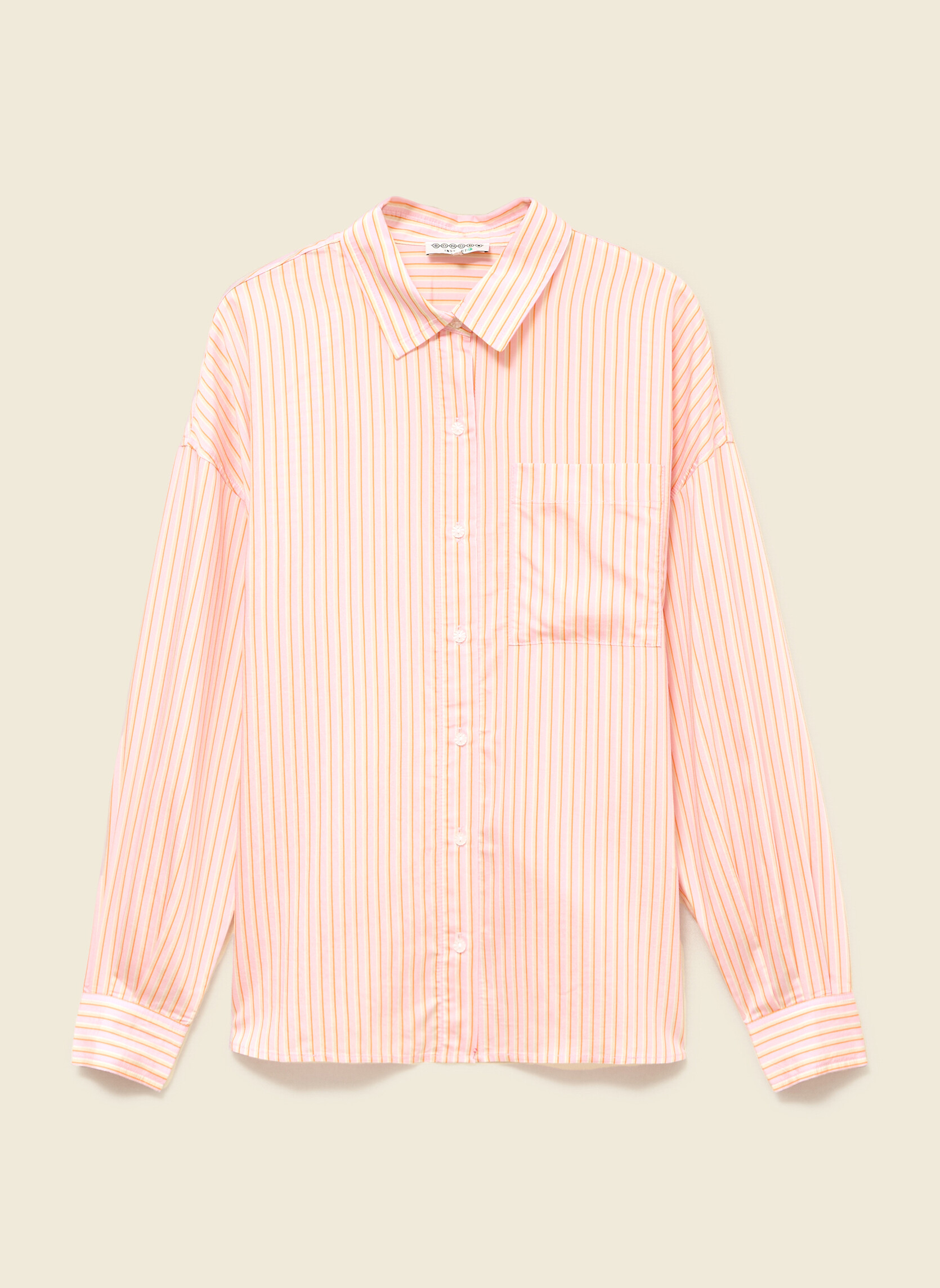 Bonobo Chemises CHEMRAYPLIF femme rose | Sarenza France