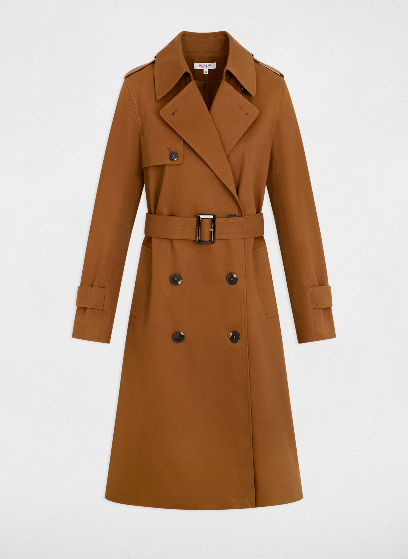 Trench-coats 261-GPRUNE femme marron Morgan Trench-coats 261-GPRUNE femme marron Marron