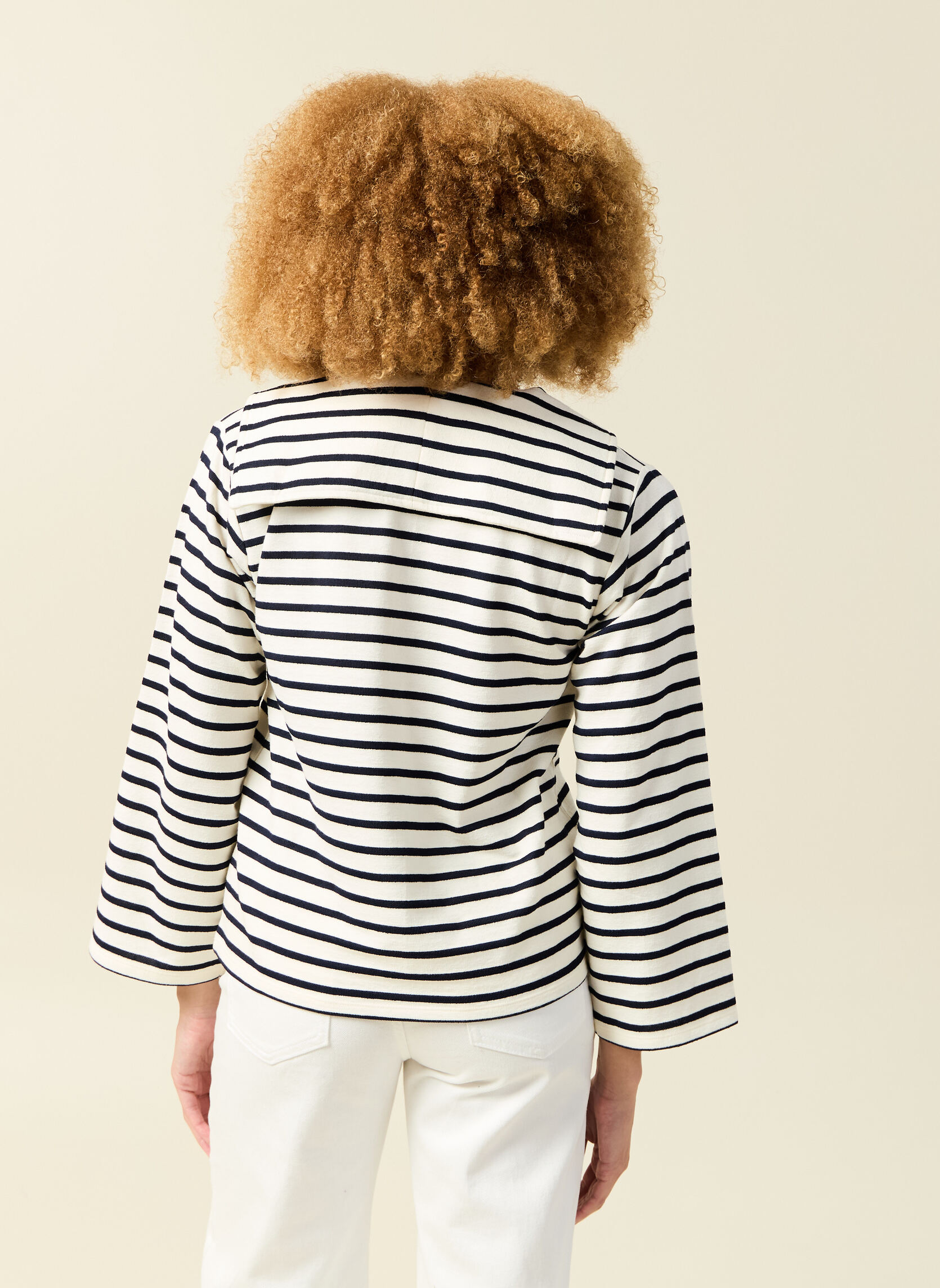 Tee-shirts RAYE2LONF femme blanc Bonobo Tee-shirts RAYE2LONF femme blanc Blanc & bleu