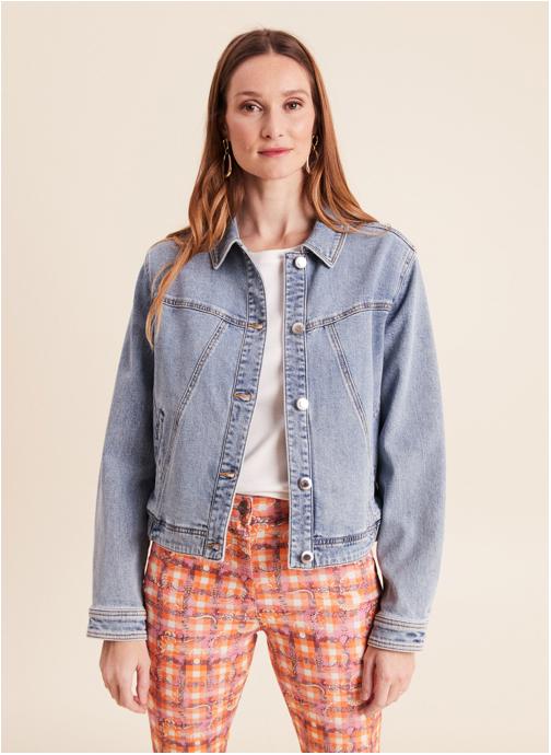 Bréal Vestes en jean VEDIMBLUE femme bleu