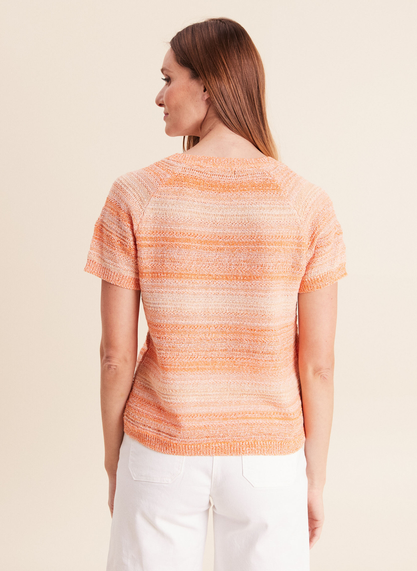 Pulls MIFLODYE femme orange Bréal Pulls MIFLODYE femme orange Orange fluo