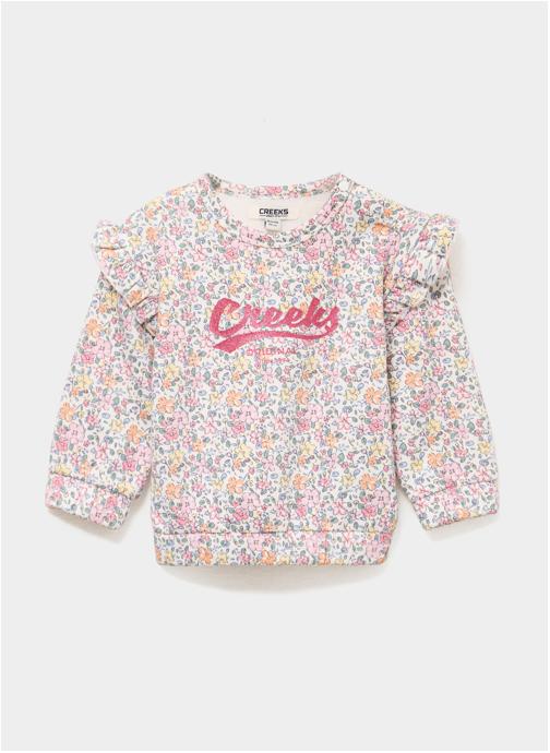 CREEKS Sweats Sweat - CREB2_SURICANEW_AOP fille rose