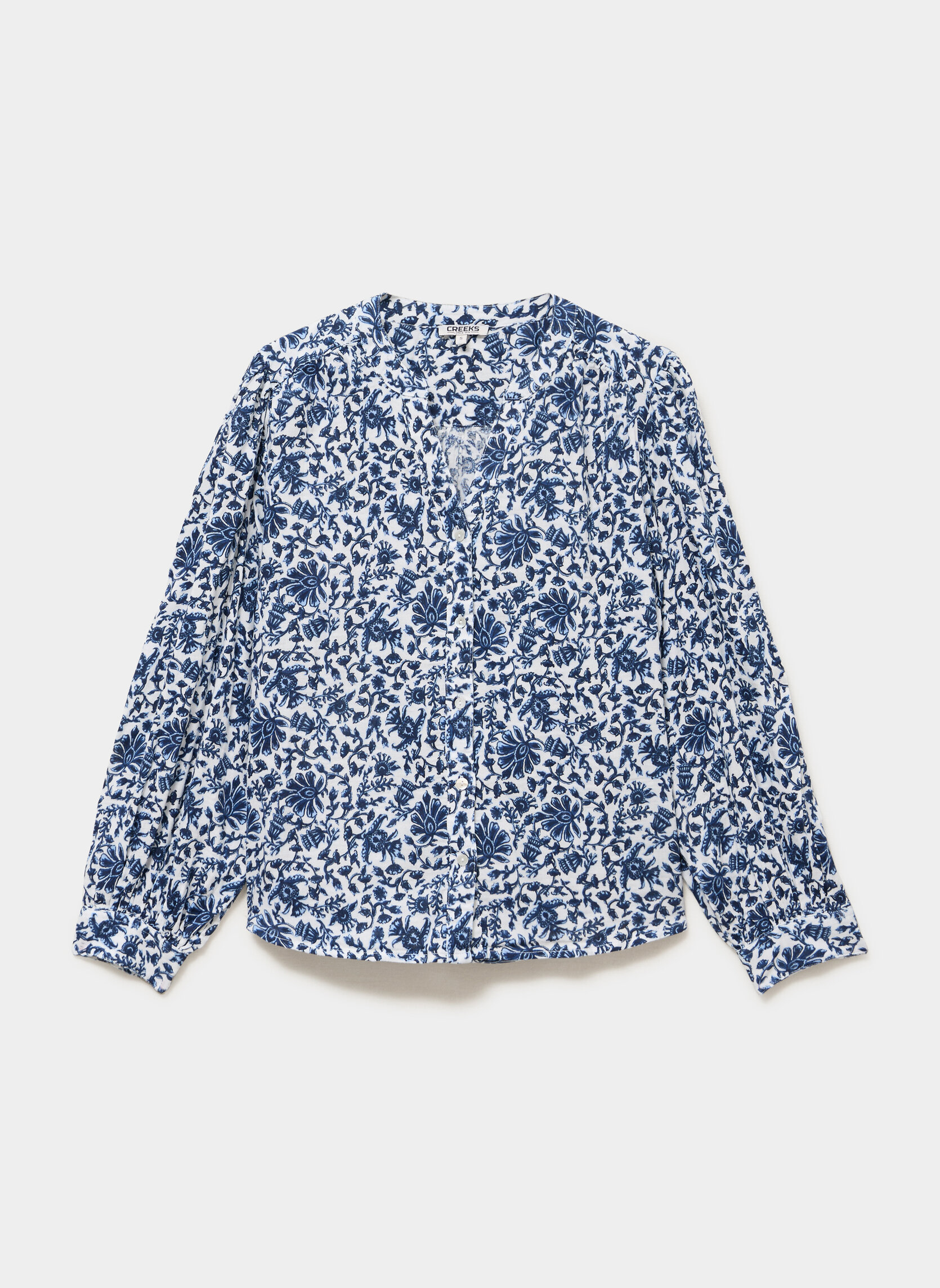 Chemises Chemisier, tunique - CRE3_CORAZON femme blanc CREEKS Chemises Chemisier, tunique - CRE3_CORAZON femme blanc Blanc