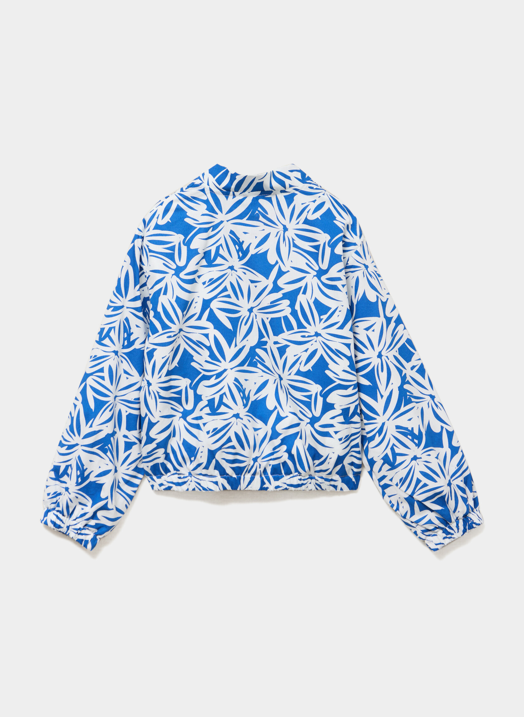Gilets Gilet - CRE4_GAUFRETTE fille blanc CREEKS Gilets Gilet - CRE4_GAUFRETTE fille blanc Blanc & bleu