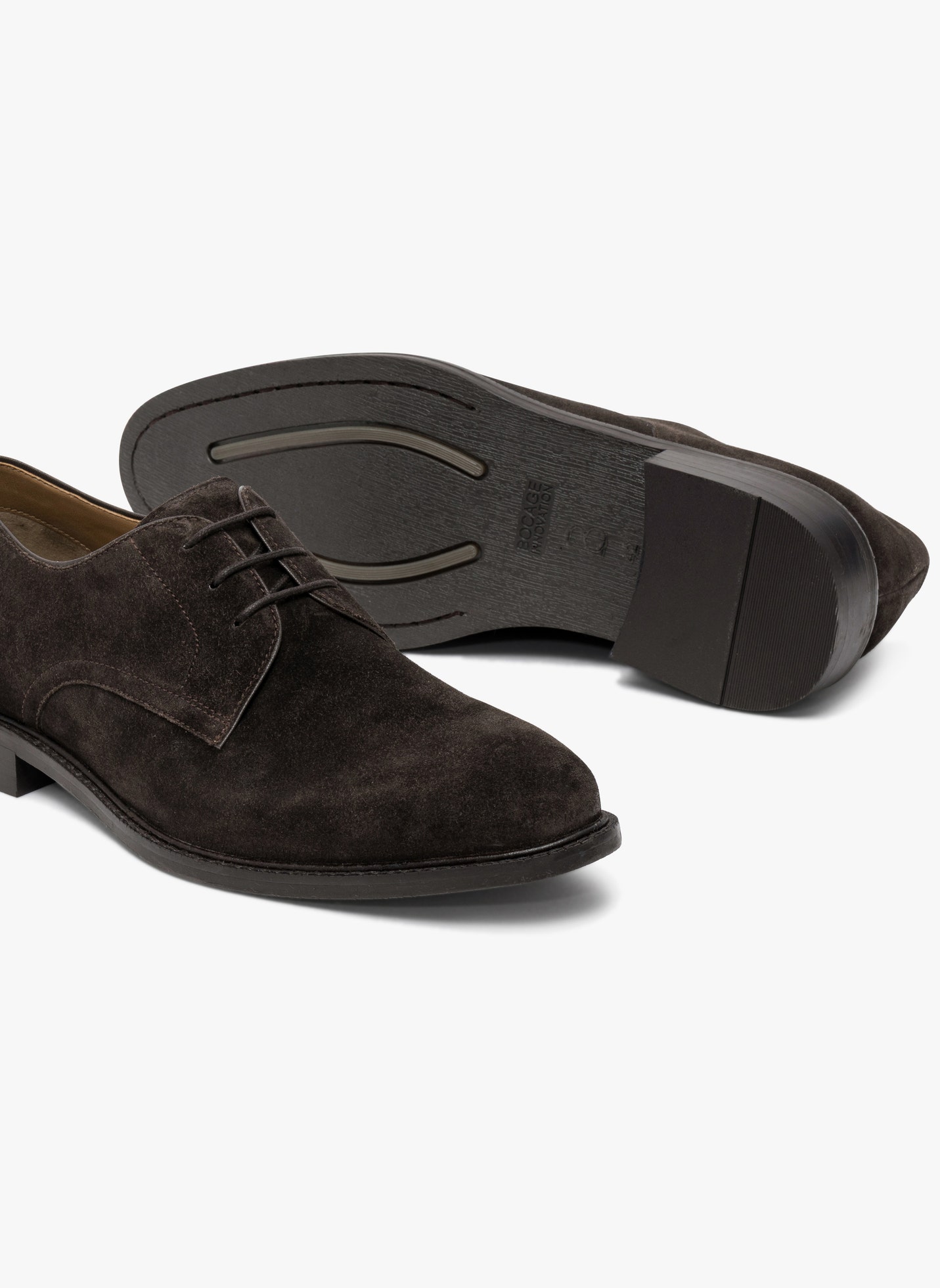 Derbies LAWDIER homme marron Bocage Derbies LAWDIER homme marron Marron foncé