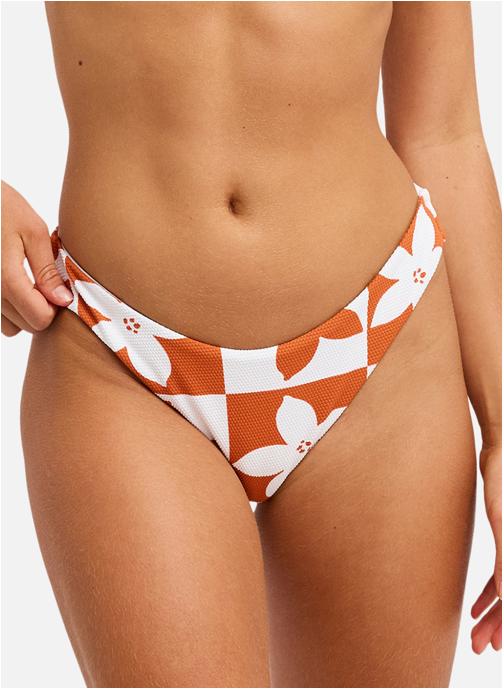 Roxy Bas de maillot culotte Hazy Days Cheeky High Leg femme orange