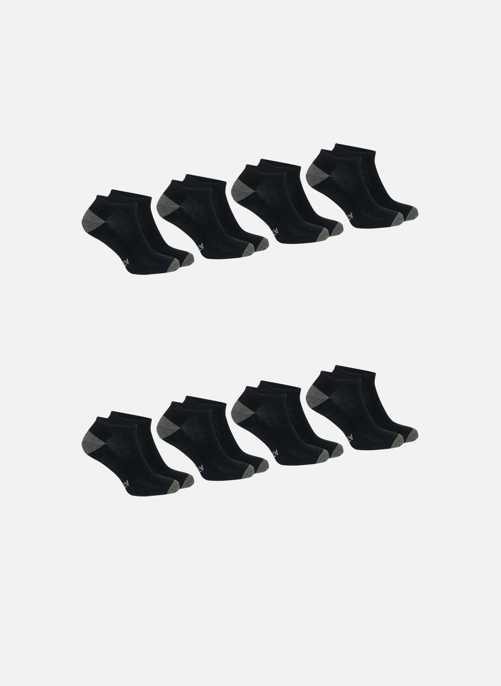 Socquettes ECOPACK SPORT homme noir ATHENA Socquettes ECOPACK SPORT homme noir Noir