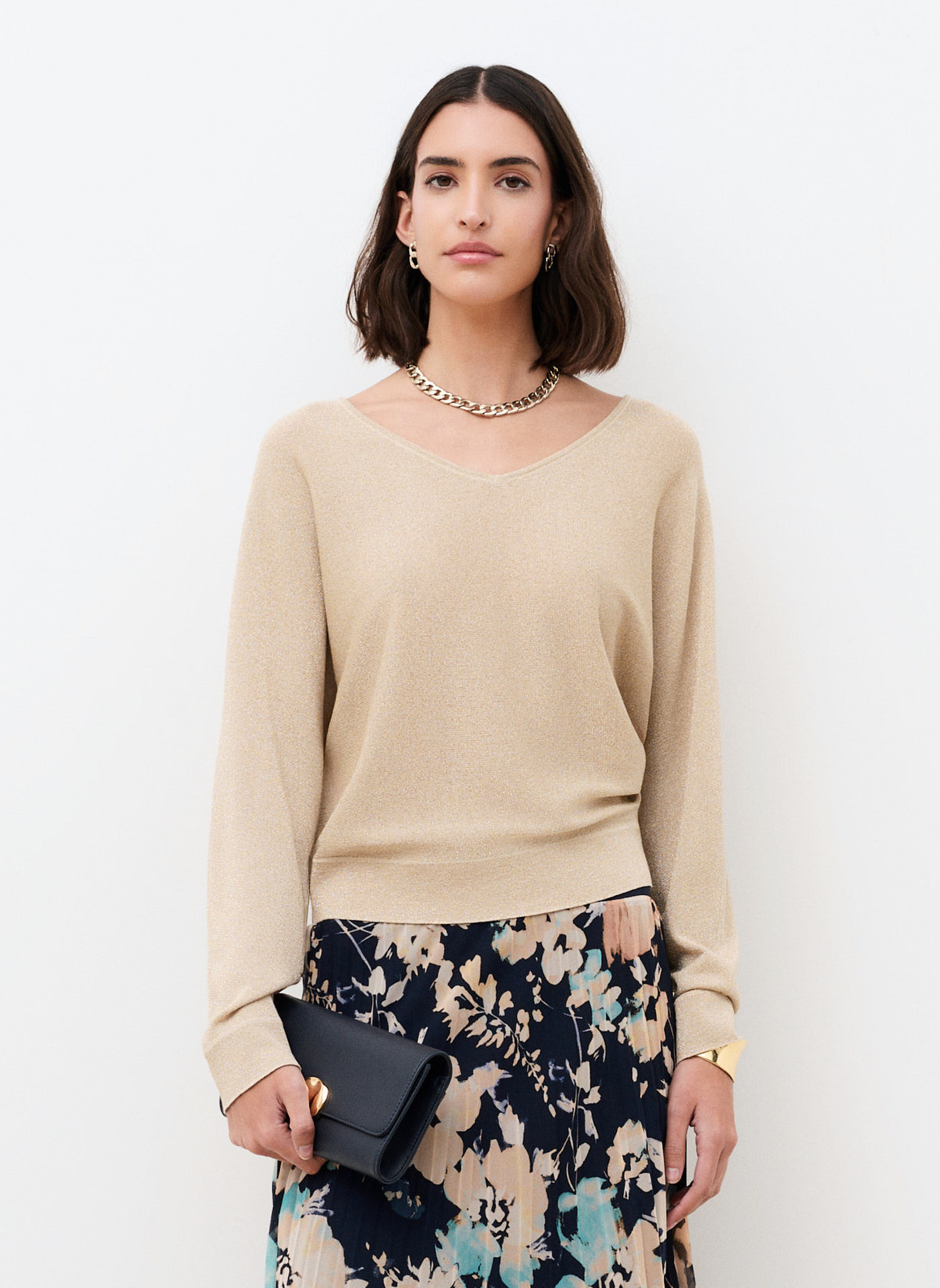 Pulls 261K-MARGARETH femme beige Caroll Pulls 261K-MARGARETH femme beige Beige
