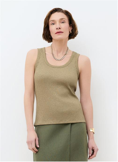 Caroll Débardeurs 261T-TLIVIA femme vert