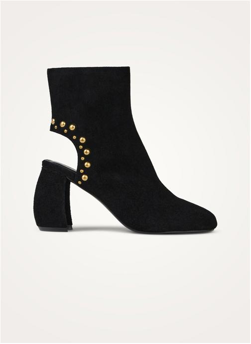 Vanessa Wu Bottines basses LUNA Gems femme noir