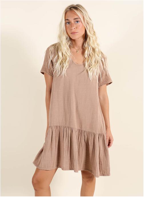 Oxbow Robes DOMINGO femme marron