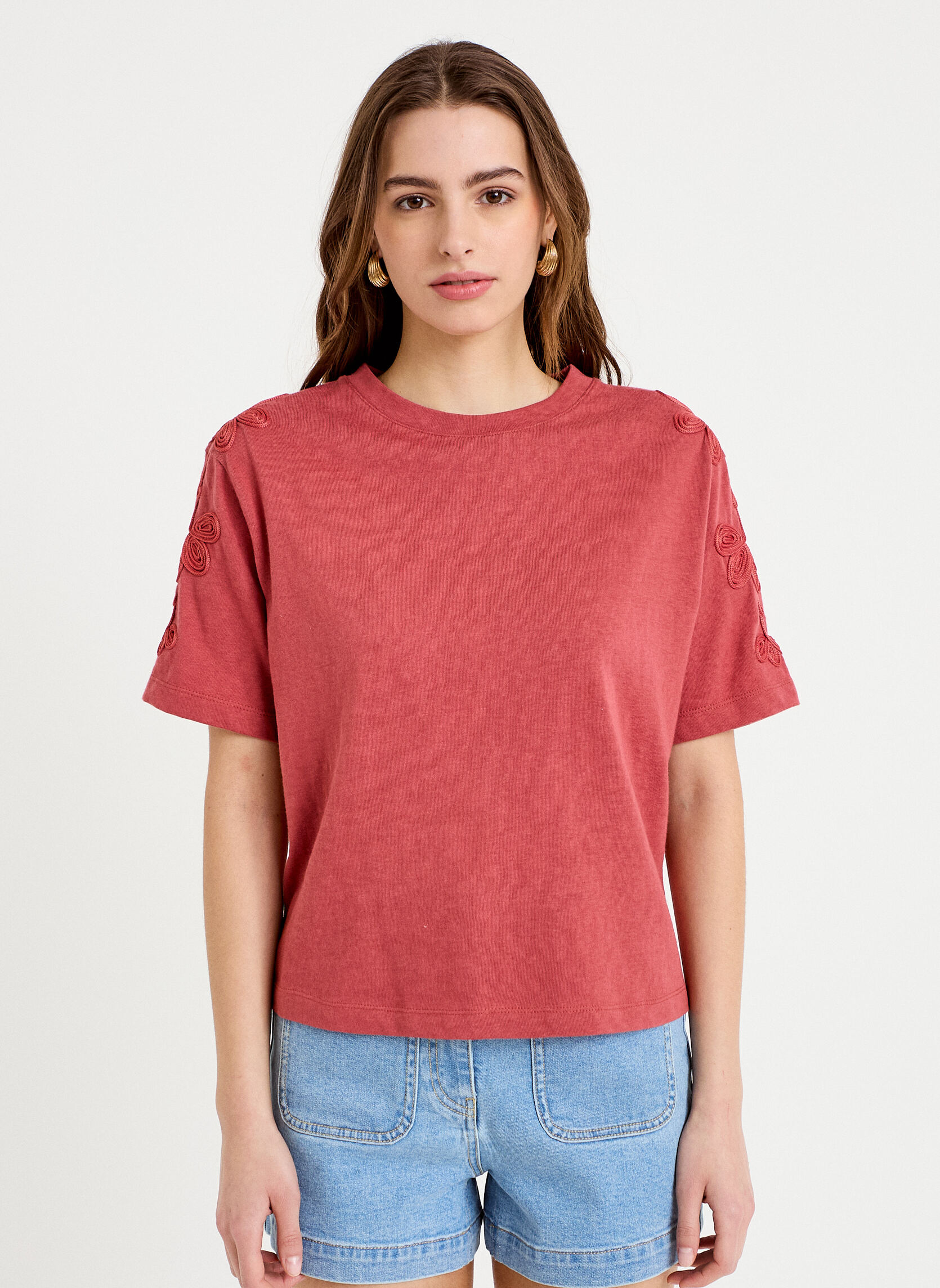 Tee-shirts KLINCORNELY femme rouge Cache Cache Tee-shirts KLINCORNELY femme rouge Rouge