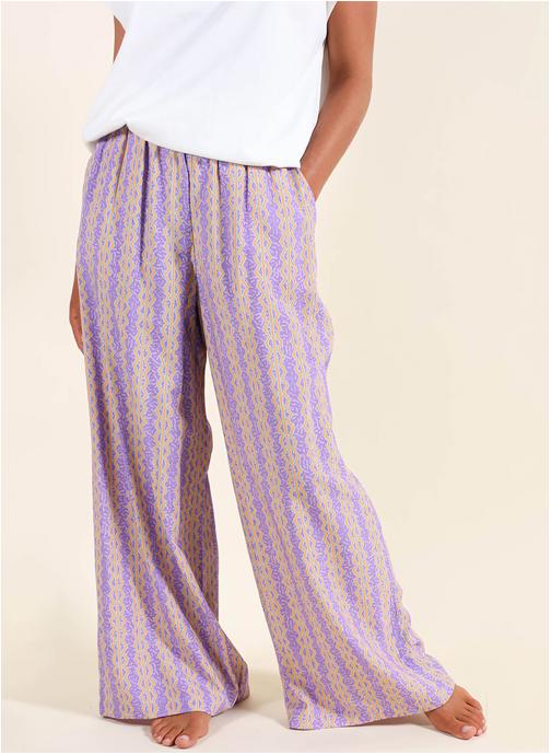 Oxbow Pantalons droit BLAZE femme violet