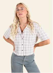 Chemises CHECKS femme blanc