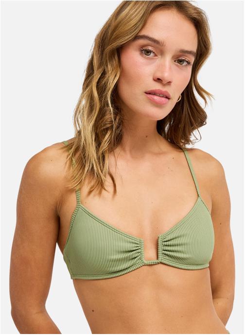 Roxy Hauts de maillot balconnet Roxy Love Bralette femme vert