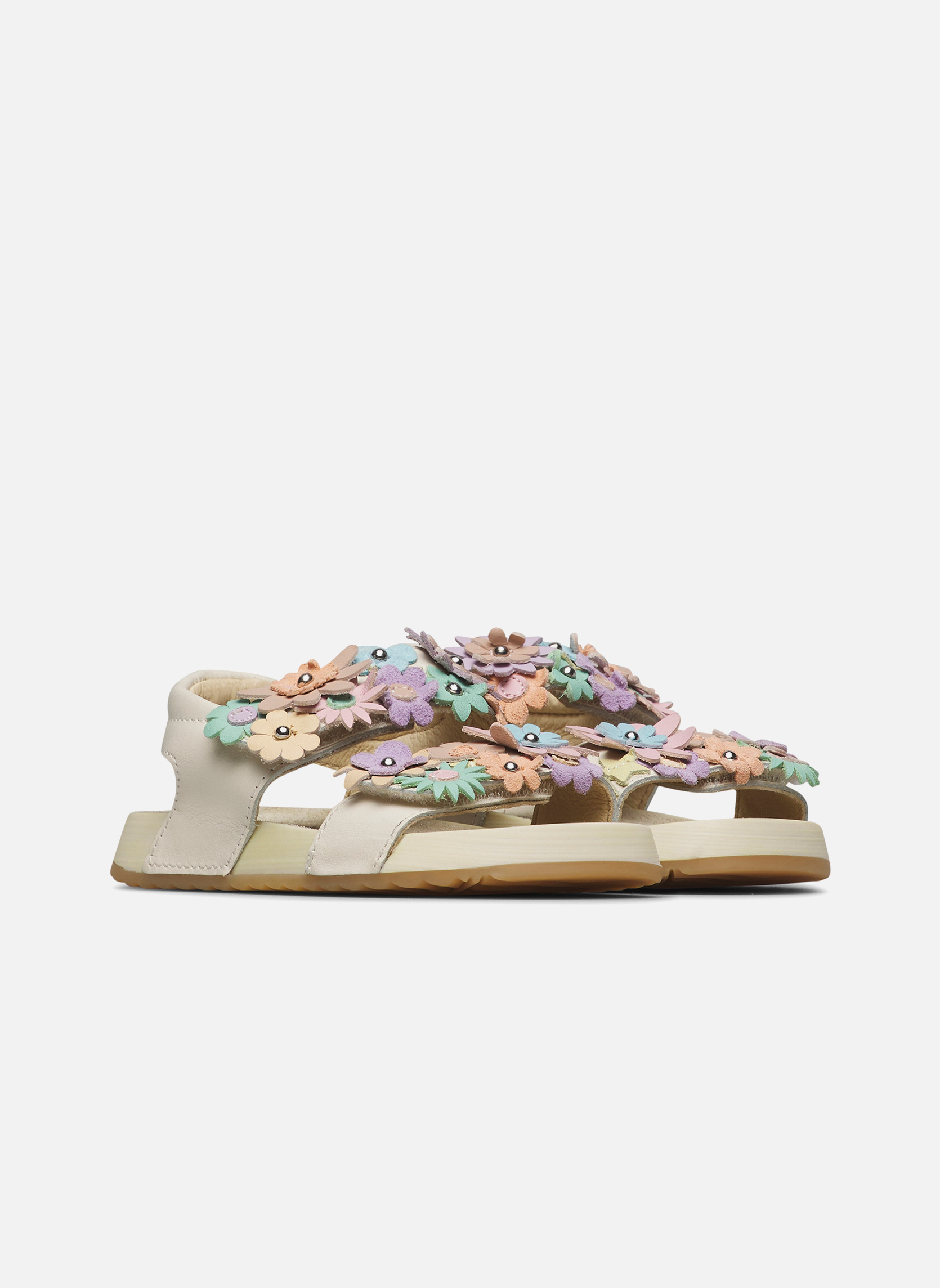 Sandales Sandales NUMEES 2. Blanc- fille blanc Naturino Sandales Sandales NUMEES 2. Blanc- fille blanc Blanc