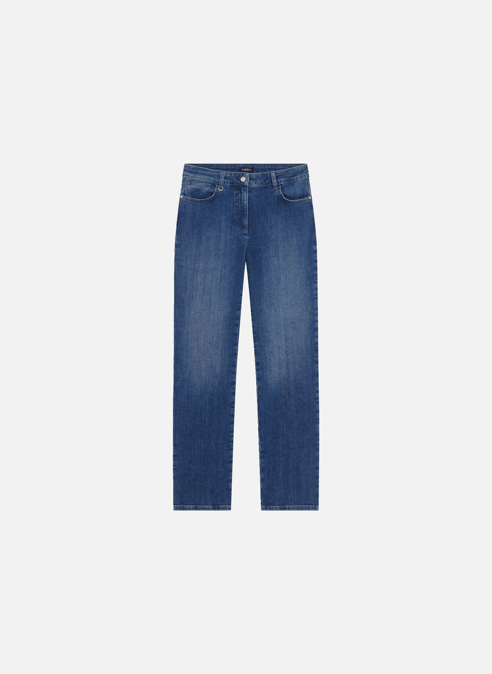 Jeans droit 261P-PCOMELONGJEAN2 femme bleu Caroll Jeans droit 261P-PCOMELONGJEAN2 femme bleu Bleu