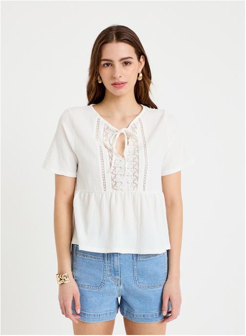 Cache Cache Blouses KRACHDENTEL femme blanc