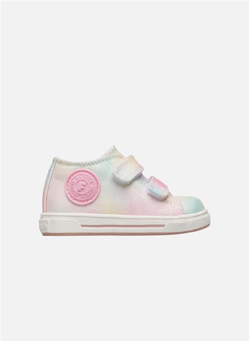 Falcotto Baskets basses Sneakers MICHAEL 3. Rose-Bleu ciel- fille rose
