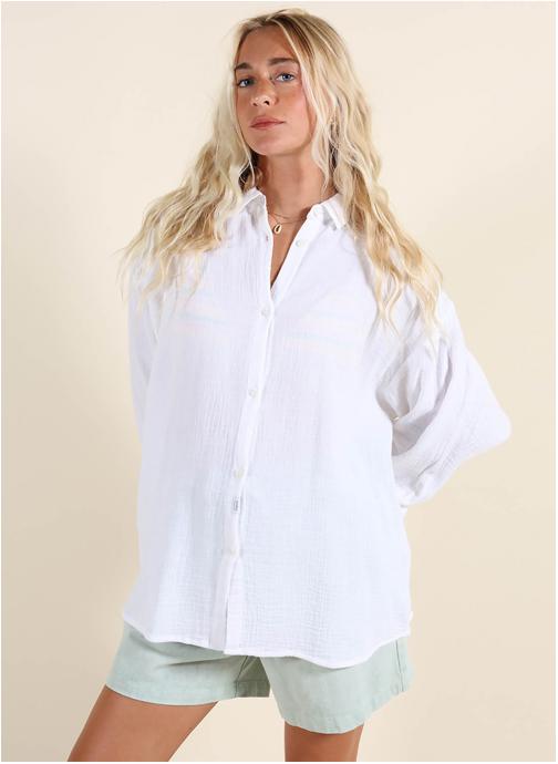 Oxbow Chemises DOMINGO femme blanc