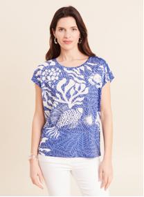 Tee-shirts TICOLOWAVE femme bleu Bréal Tee-shirts TICOLOWAVE femme bleu Bleu foncé