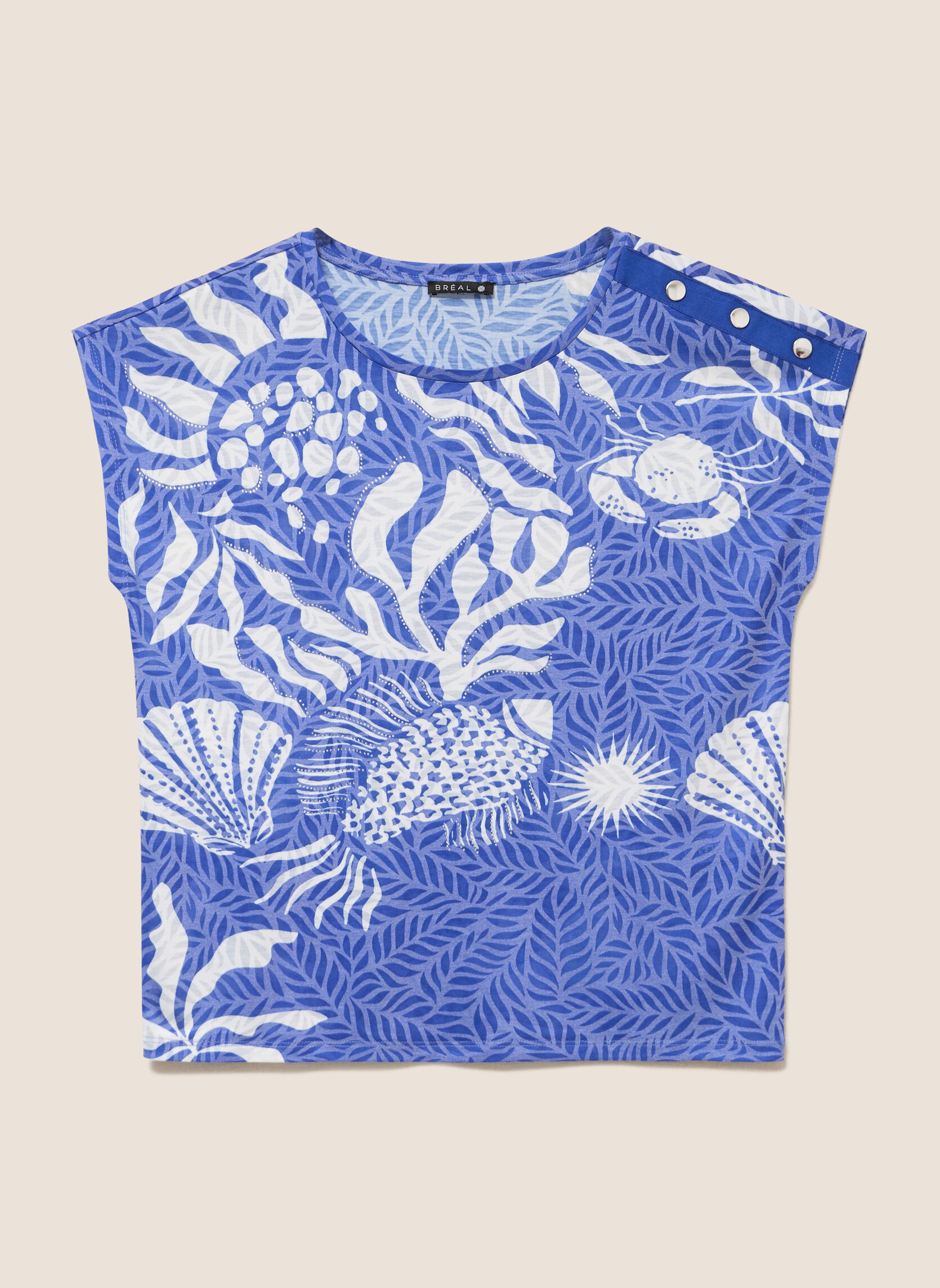 Tee-shirts TICOLOWAVE femme bleu Bréal Tee-shirts TICOLOWAVE femme bleu Bleu foncé