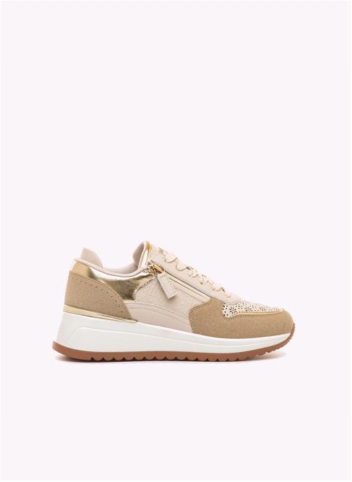MARIAMARE Baskets basses Sneakers Femme MARIAMARE 68680 blanc femme or et bronze