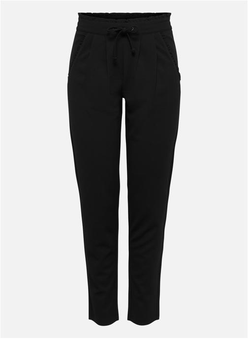 JDY Pantalons droit Pantalon taille intermédiaire cigarette - 15208415 femme noir