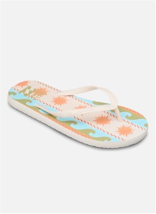 Billabong Tongs Dama femme blanc