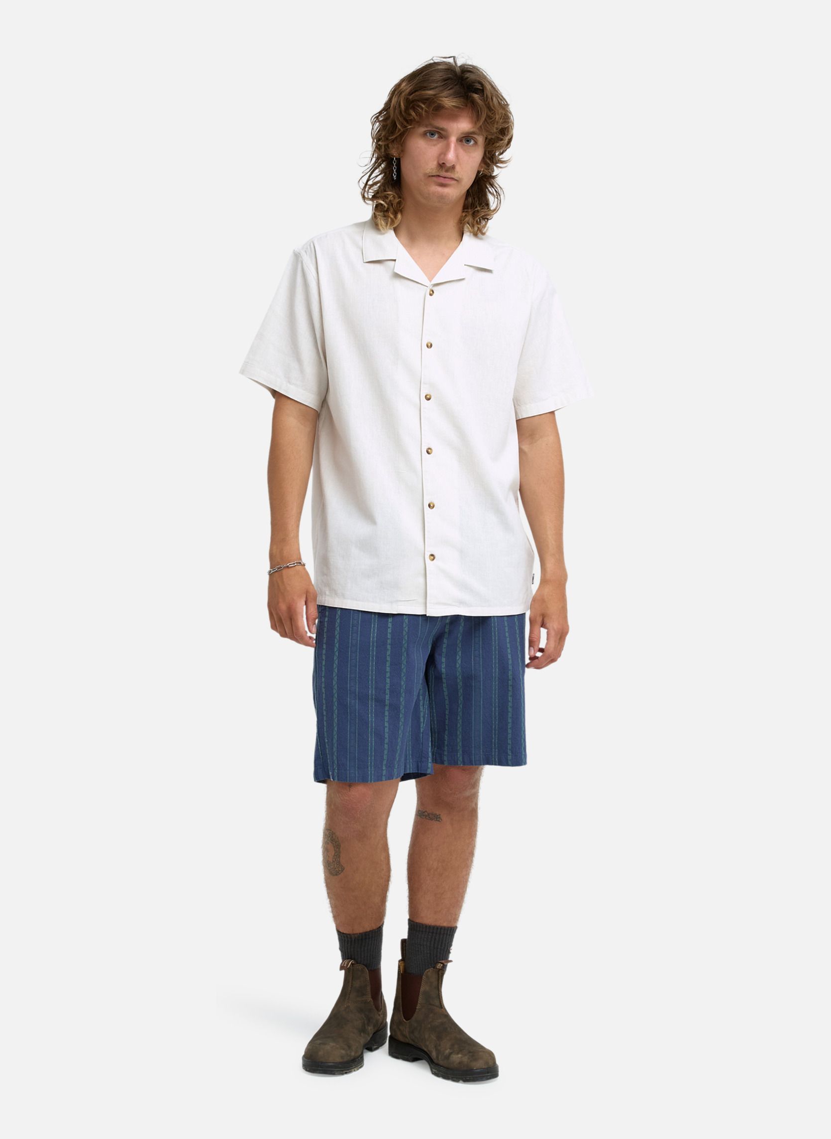 Chemises Vacay Linen homme blanc Billabong Chemises Vacay Linen homme blanc Blanc