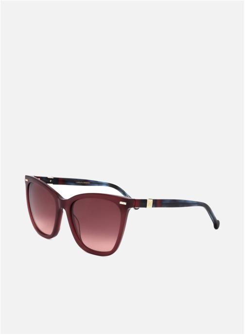 Carolina Herrera Lunettes de soleil femme rouge