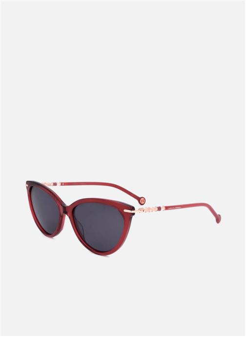 Carolina Herrera Lunettes de soleil femme rouge