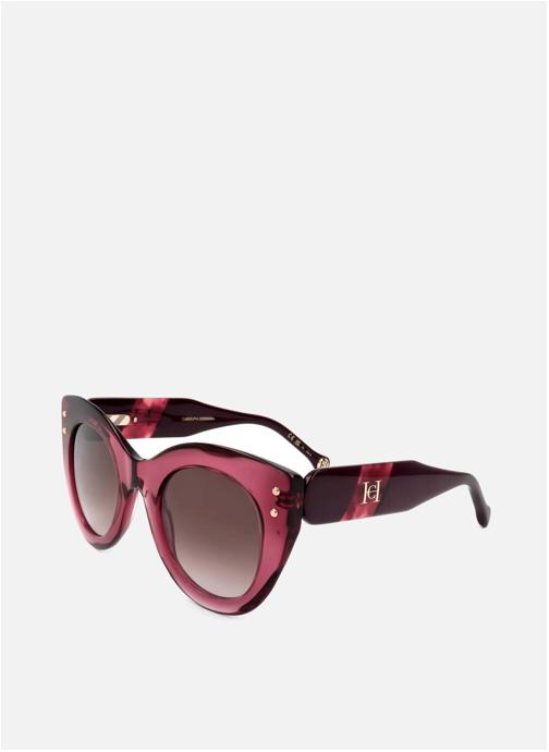 Carolina Herrera Lunettes de soleil femme rouge