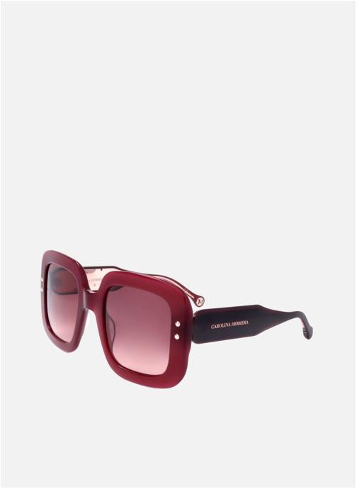 Carolina Herrera Lunettes de soleil femme rouge