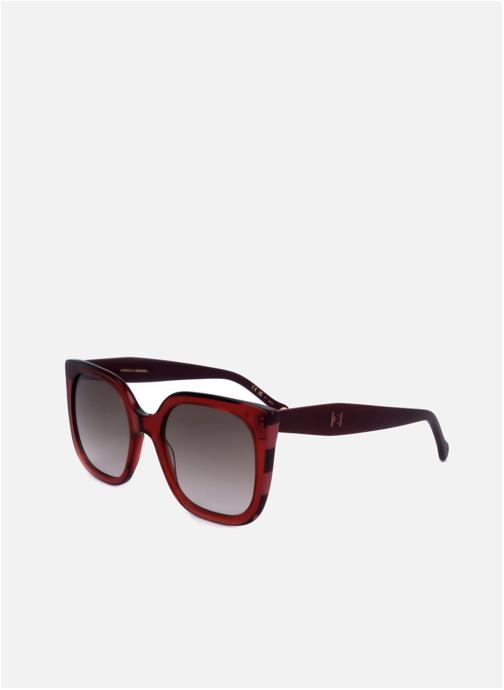 Carolina Herrera Lunettes de soleil femme rouge