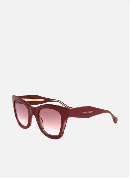 Carolina Herrera Lunettes de soleil femme rouge
