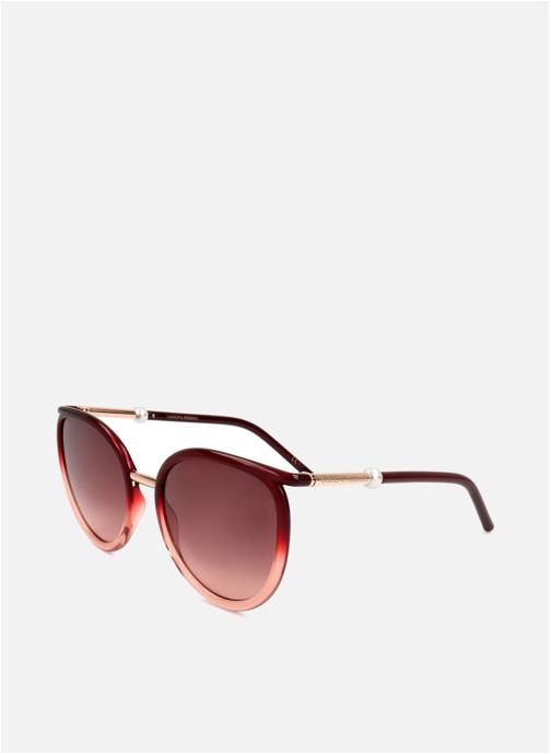Carolina Herrera Lunettes de soleil femme rouge