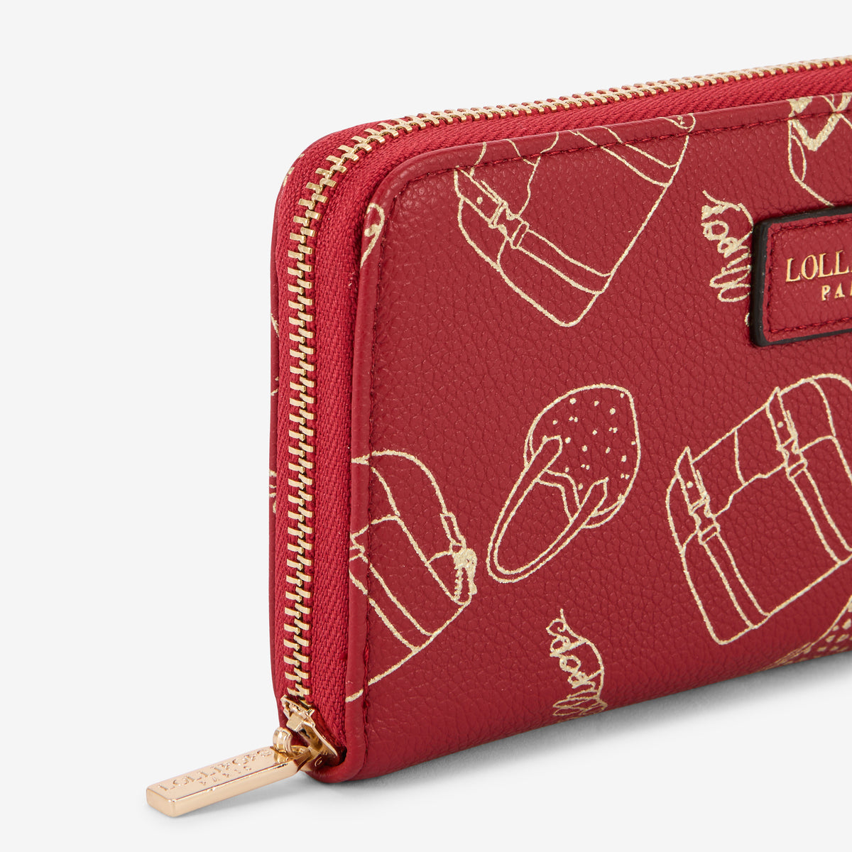 Portefeuilles Portefeuille Sya femme rouge Lollipops Portefeuilles Portefeuille Sya femme rouge Rouge