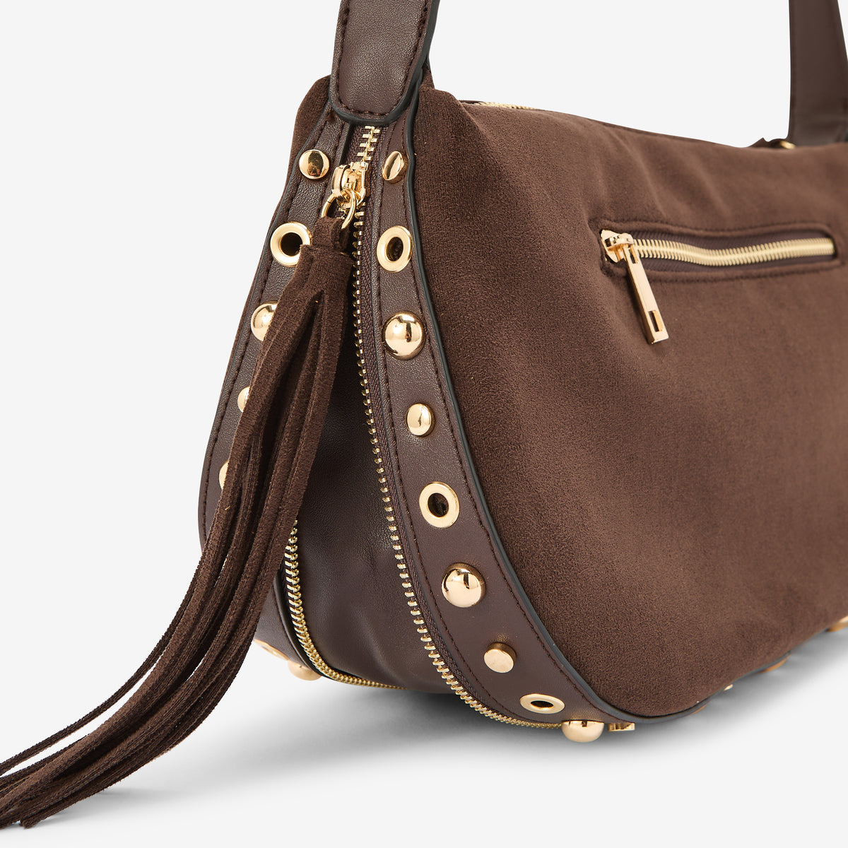 Sacs à main Petit sac Feeling Folk femme marron Balaboosté Sacs à main Petit sac Feeling Folk femme marron Marron
