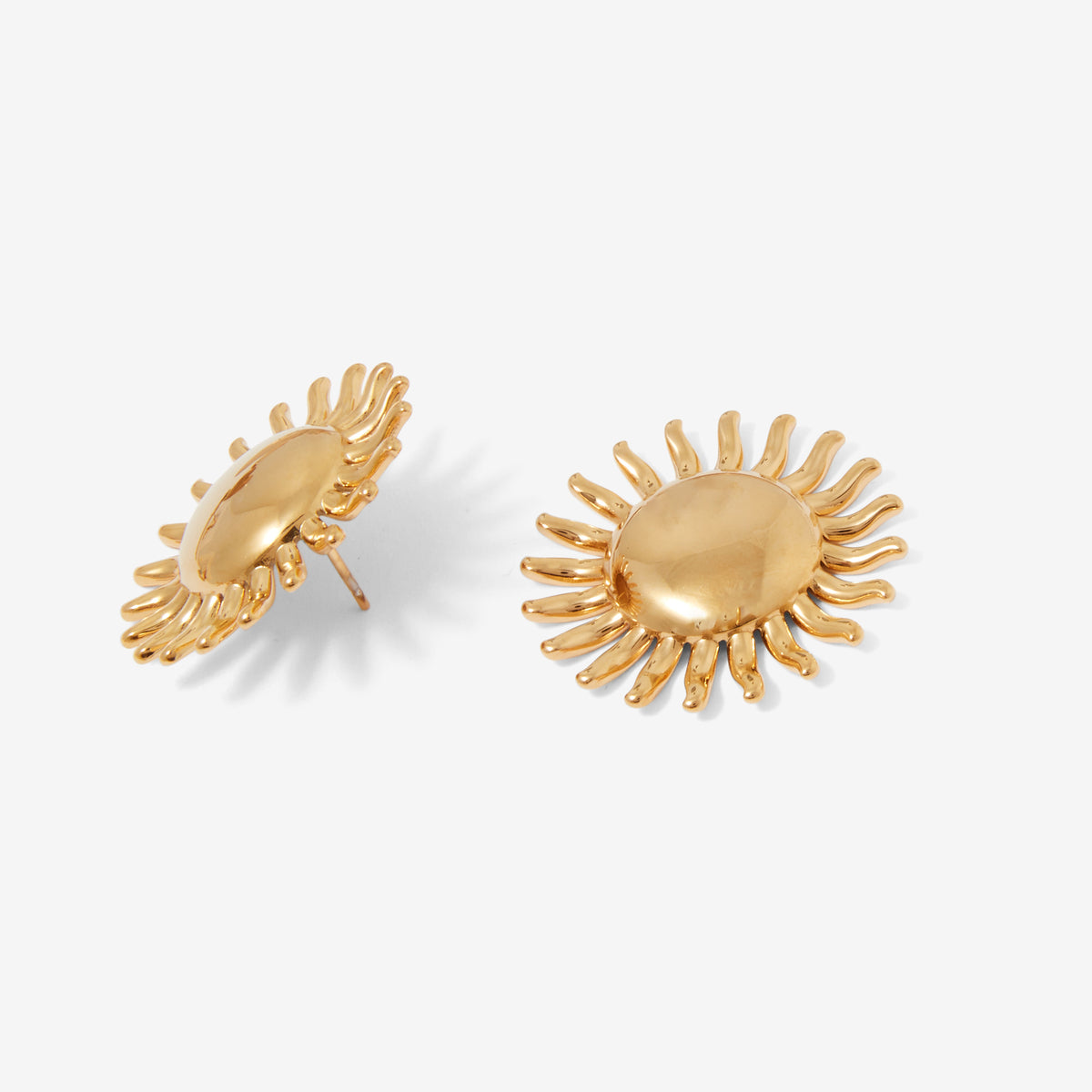 Boucles d'oreilles femme or et bronze Balaboosté Boucles d'oreilles femme or et bronze Or